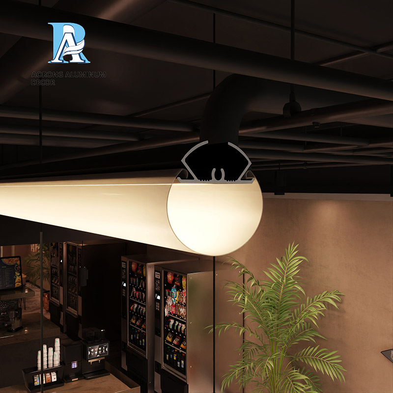 LED ceiling profile AR-Round Trim 30