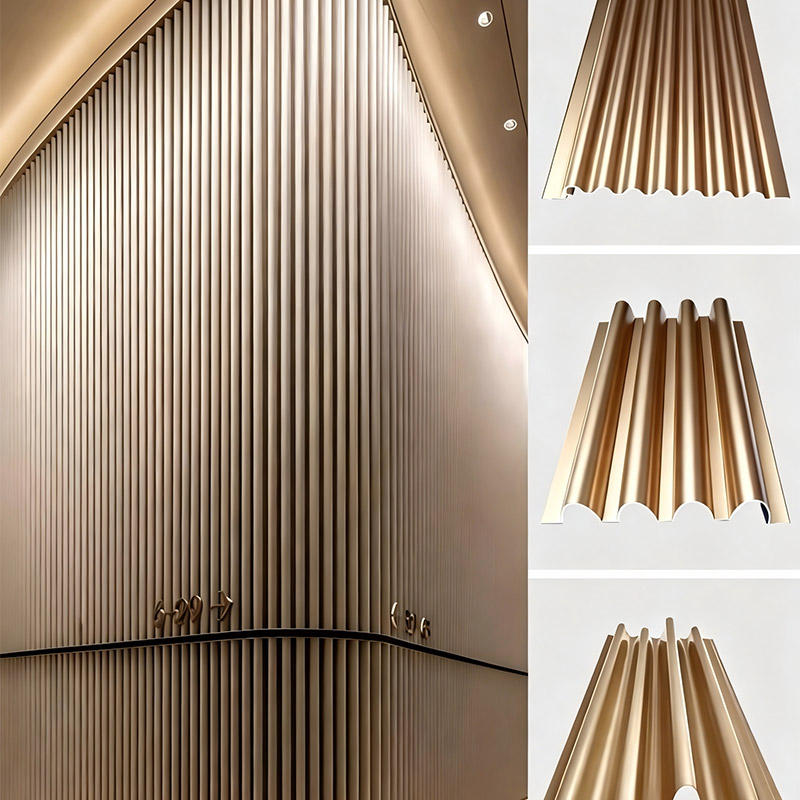 Aluminum Great Wall panel&waves panels&thermal insulation Great Wall tiles 6