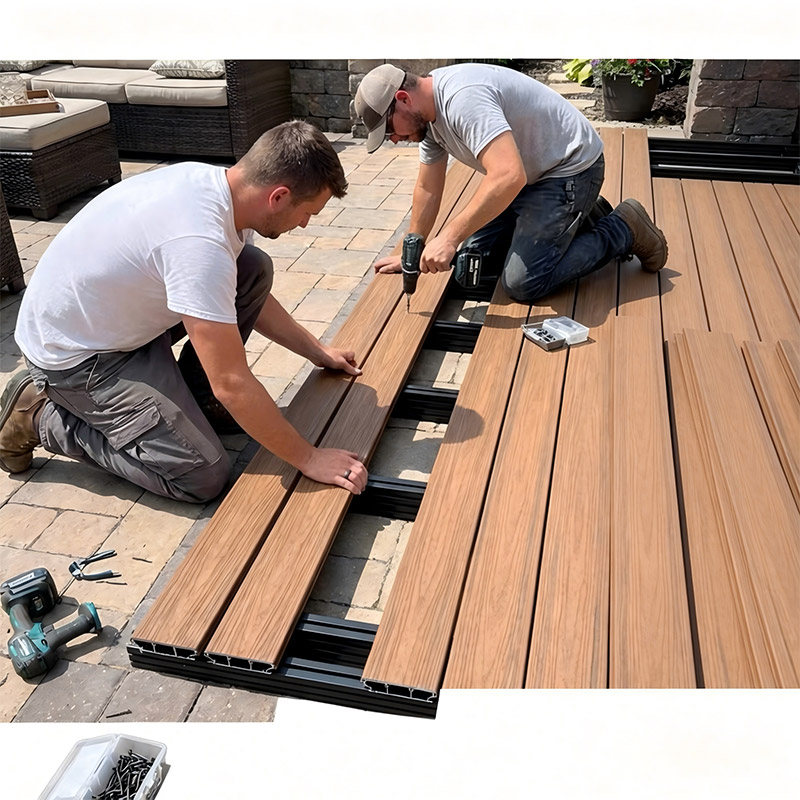 Aluminum outdoor decking 3