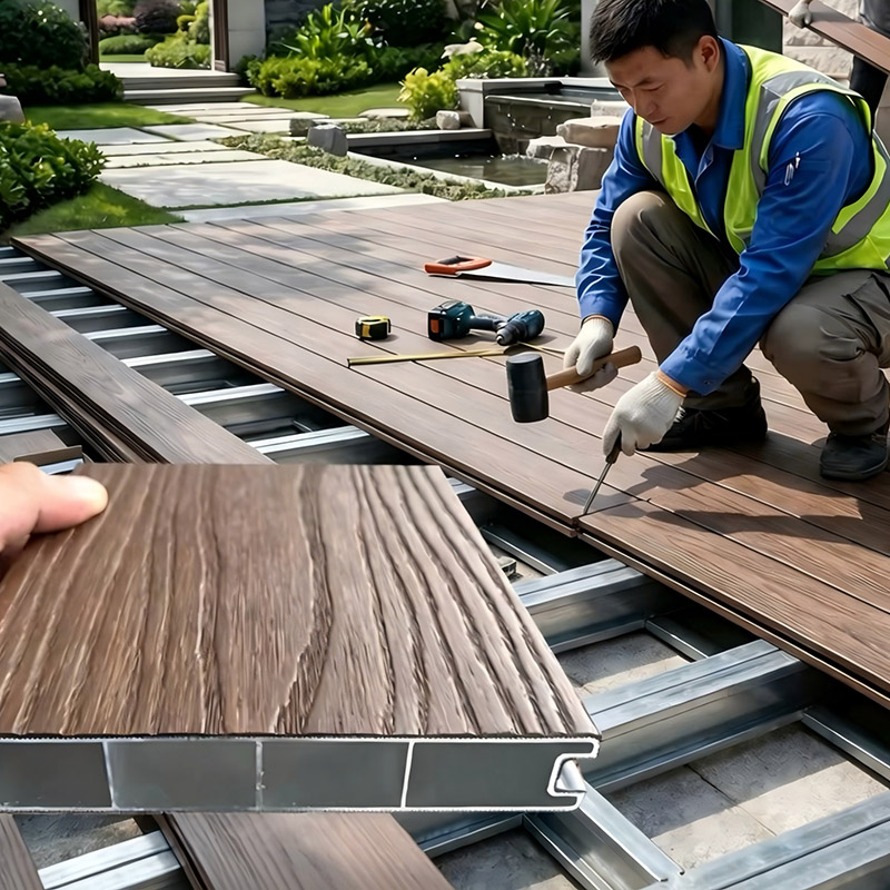 Aluminum outdoor decking 6