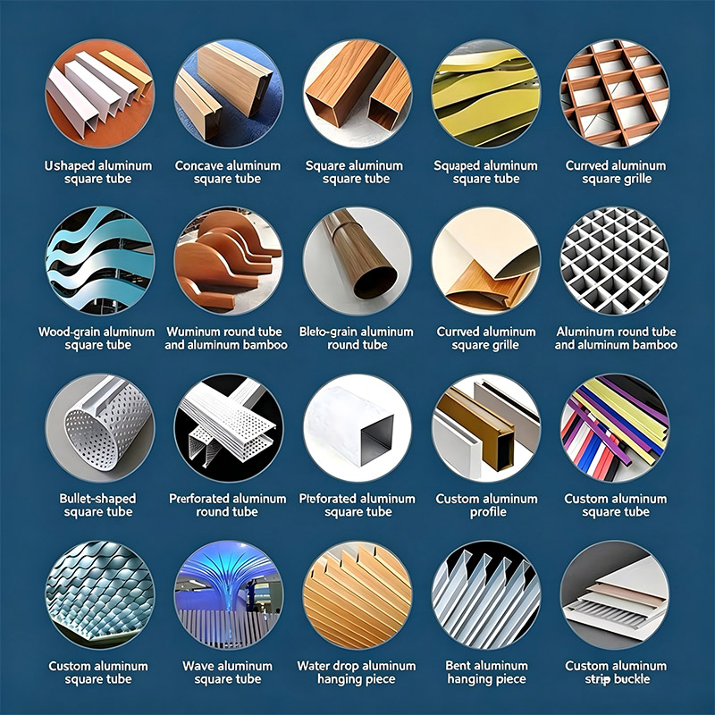 Aluminum square&round tube 1