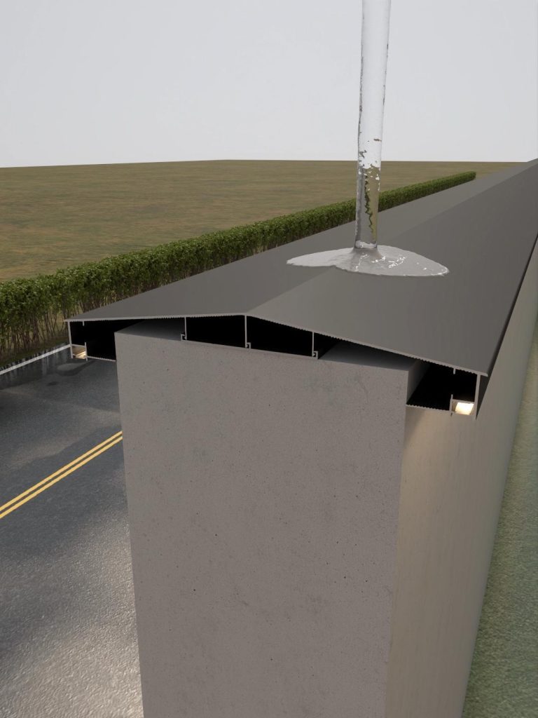 Aluminium Boundary Wall Coping